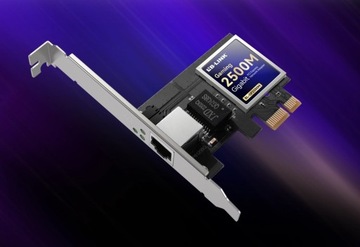 Внутренняя сетевая карта 2,5G PCI-E Ethernet 2500 Мбит/с Win11/Win10 Linux