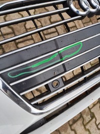 фото thumb №11, Бампер передний решётка радиатора перед audi a6 c8 белый 4k0