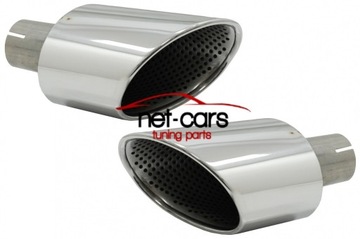 фото thumb №14, Дифузор спойлер наконечники audi a5 b9 f5 16- 19 s line rs 5 s5 наконечники хром