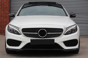 фото thumb №10, Mercedes c-class w205 2014-2018 передній фейсліфтинг решітка радіатора diamond чорний