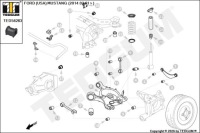 Резиновый элемент стабилизатора заднего внутренняя ford, ford америка Доставка, фото thumb