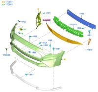 Решётка радиатора нижний решётка бампера mustang 2017- Цена, фото thumb
