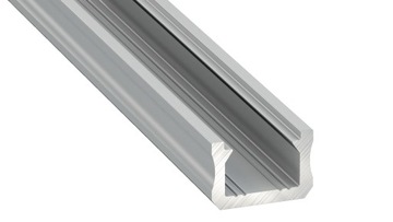PROFIL DO TAŚMY LED WĄSKI 12mm X 3m BIAŁY + KLOSZ