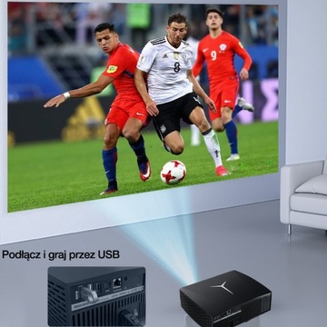 FULL HD 1080P Projektor WiFi Rzutnik Android FLZEN
