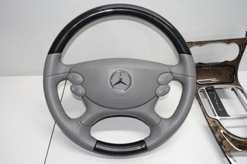 фото thumb №4, Mercedes r230 sl декоры панель рамка дерево руль