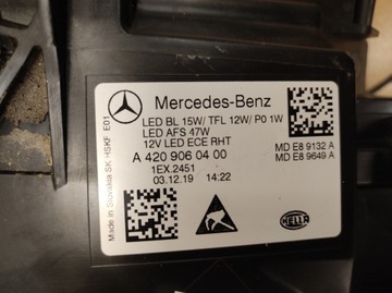 фото thumb №9, Лампа фара лівий перед повний led mercedes citan