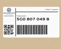 фото thumb №1, Направляющая 5g0807049b vw golf