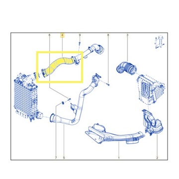 фото thumb №3, Труба шланг turbo nissan x-trail renault koleos 1.3
