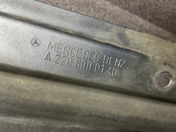 фото thumb №7, W220 s планка накладка пороговая левая 744 комплектная