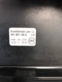 фото thumb №6, Рамка корпус дисплея audi a4 b8 8k1857186g