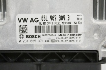 фото thumb №7, Комп'ютер двигуна vw passat b8 05l907309 028103537