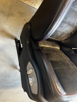 фото thumb №6, Сидіння правий перед подушка безпеки шкіра алькантара porsche cayenne ii 7p5 gts