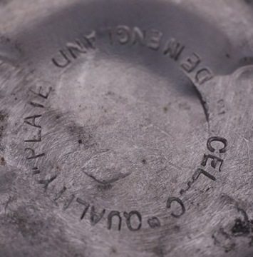 stara CUKIERNICA szkło + plater Celtic Plate