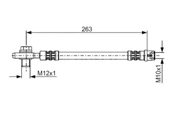 фото thumb №2, Bosch шланг гальмівний elast. seat зад exeo 1,6-2