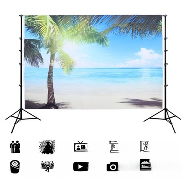 ФОТО ФОН ТКАНЕВЫЙ ДЕКОР SUMEMR BEACH LLWL