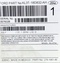 фото thumb №5, Ford f150 lift 17- радіо модуль kl3t-18d832-ah