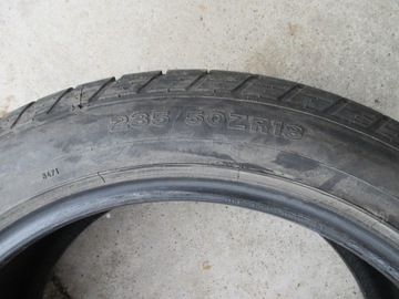 4 opony dunlop 235/50/18 lato 8mm