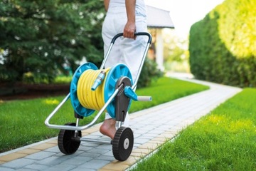 Wózek na wąż Ogrodowy Zwijacz Bęben Cellfast ALUPLUS 1/2
