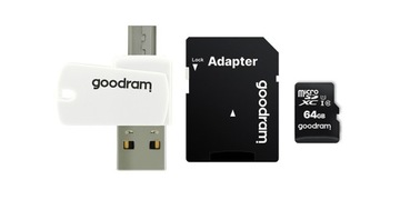 Karta MICROSD 64GB do kamerki samochodowej