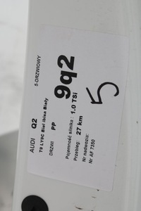 фото thumb №12, Audi q2 двері праві перед + зад сторона права передні + задні 2 штуки колесо