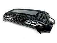 фото thumb №11, Audi a4 s4 8w0 b9 lift s-line стиль rs4 2021 решітка радіатора чорний блиск