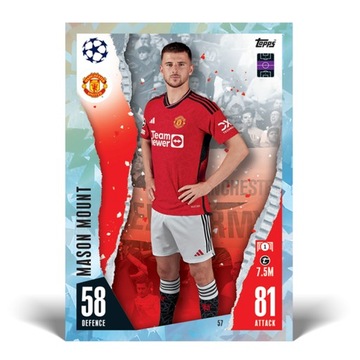 Мультипак футбольных карточек Mega Update 3 Match Attax 2024 Topps Snow Baller