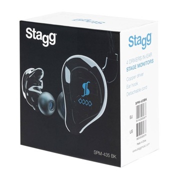 Stagg SPM-435 BK - внутриканальные наушники-мониторы
