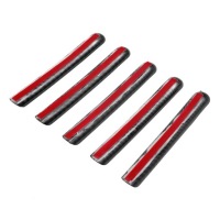 фото thumb №8, 5pcs текстура з волокна углеродного ustanowa дверь полосы полосы do jeep bx