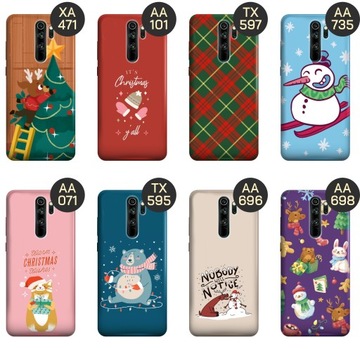 ETUI DO XIAOMI REDMI NOTE 8 PRO WZORY ŚWIĄTECZNE CHRISTMASS ŚWIĘTA OBUDOWA