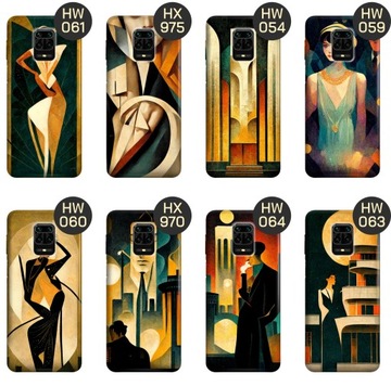 ETUI DO XIAOMI REDMI NOTE 9 PRO / 9 PRO MAX / NOTE 9S WZORY ART DECO TAMARA
