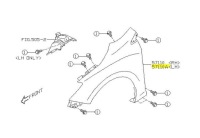 фото thumb №1, Крила передній лівий subaru impreza оригінал 2016 -