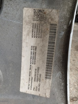 фото thumb №12, Бампер перед mercedes b-klasa w247