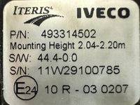 фото thumb №6, Камера ассистент поперечина движения iveco stralis hi-way 493314502