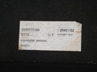 фото thumb №5, Mercedes c klasa w203 sedan обшивка коврик обивка пол багажника