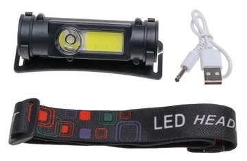 COB LED перезаряжаемый налобный фонарь 4575
