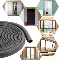 фото thumb №10, 5m лента уплотнительная do дверь, прокладка оконная, защита przed kolizją