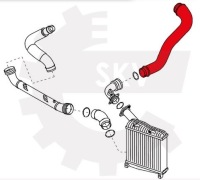 фото thumb №4, Шланг труба інтеркулер vw touareg 2.5tdi r5