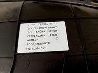 фото thumb №7, Optima 3 iii обшивка дверь правый задняя задний обивка кожа dekor переключатель