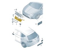 фото thumb №3, Решітка решітка радіатора решітка радіатора бампера seat leon