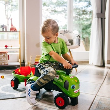 Трактор FALK Baby Claas Green с прицепом