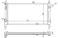 фото thumb №1, Nissens 632381 радиатор, система охлаждение двигателя