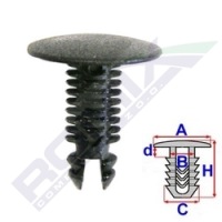 фото thumb №1, Штифт монтажний panela двері fiat panda 10 szt