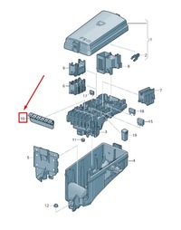 фото thumb №1, New audi rs3 multi-purpose fuse 5q0937629b