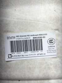 фото thumb №16, Bmw 3 gt f34 потолок anthrazit комплект czarna пластики фонари оригинальный номер 8061030