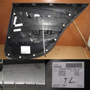 фото thumb №9, Боковина обивка дверь bmw 1 e87 2008r рестайлинг