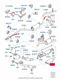 фото thumb №7, Кронштейн труби випускної ford transit connect