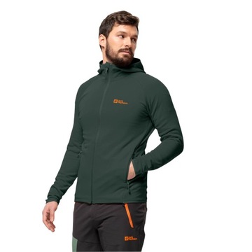 Мужская флисовая куртка с капюшоном Jack Wolfskin BAISELBERG HOODED FZ XL