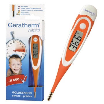 ЦИФРОВОЙ МЕДИЦИНСКИЙ ТЕРМОМЕТР GERATHERM с ЖК-дисплеем