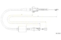 Трос сцепления cofle 18.2522 с Разборки, фото thumb