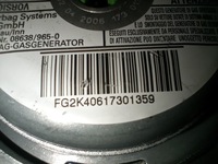 фото thumb №9, Fiat seicento подушка водителя подушка безопасности 735382245 europa